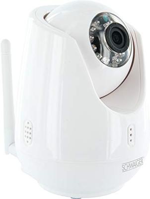 SCHWAIGER -ZHK18- WLAN IP-bewakingscamera voor binnenshuis | inbraakbeveiliging voor appartement, huis of kantoor | smart home | bediening via app | voice control met Alexa, Google