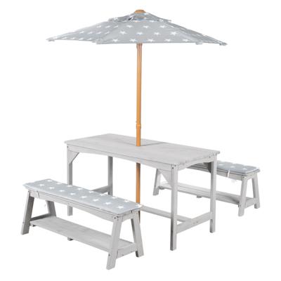 roba Kinder tuinset met parasol (Grijs) roba Kinder tuinset met parasol (Grijs)