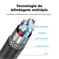 Kabel USB A naar USB-C Vention COZBG Zwart 1,5 m - thumbnail