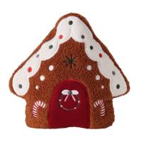 Boltze Home kussen peperkoekhuis 28cm - thumbnail