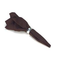 Servetten Mocha Bruin 51x51cm Treb SP - thumbnail