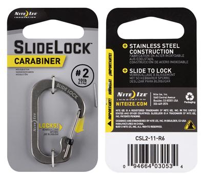 Nite ize R #2 Slidelock Carabine Stainless Steel
