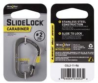 Nite ize R #2 Slidelock Carabine Stainless Steel - thumbnail