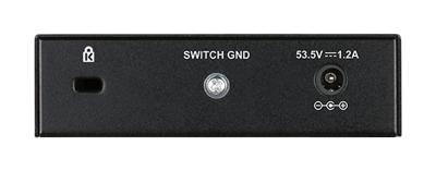 D-Link DGS-1005P/E 5-poorts PoE+ switch Gigabit 4 PoE+ poorten 60W - thumbnail