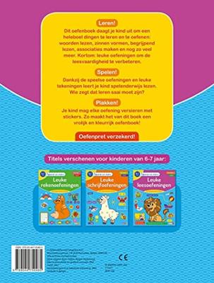 Oefenboek met stickers - leuke leesoefeningen 6-7 jaar