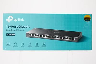 TP-Link TL-SG116E Switch Zwart - thumbnail