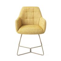 Jesper Home Noto eetkamerstoel Bumble Bee beehive gold - thumbnail