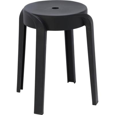 Kruk stapelbaar zwart Kruk stapelbaar zwart