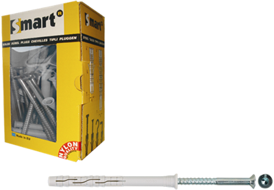 Pgb-Europe smart | raamplug +schroef vzk tx ø 8x140 nzn | 50 st sm0rptn01080140e Pgb-Europe smart | raamplug +schroef vzk tx ø 8x140 nzn | 50 st sm0rptn01080140e