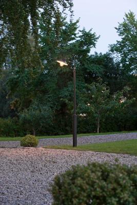 Konstsmide 560-250 Vega Staande buitenlamp Spaarlamp, LED E27 60 W Wit