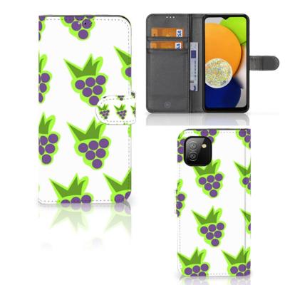 Samsung Galaxy A03 | Book Cover | Druiven