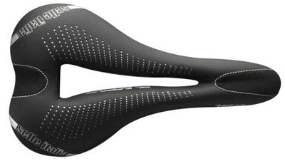 Selle Italia Diva Gel TI 316 Superflow S3 Zadel - Zwart