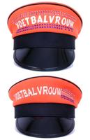 Pet oranje voetbalvrouw - thumbnail