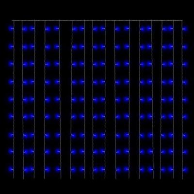 VidaXL Lichtsnoergordijn met 300 led&apos;s en 8 functies 3x3 m warmwit