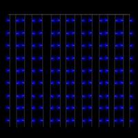 VidaXL Lichtsnoergordijn met 300 led&apos;s en 8 functies 3x3 m warmwit - thumbnail