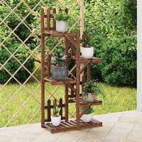 Plantenstandaard 60x25x130 cm massief vurenhout - thumbnail