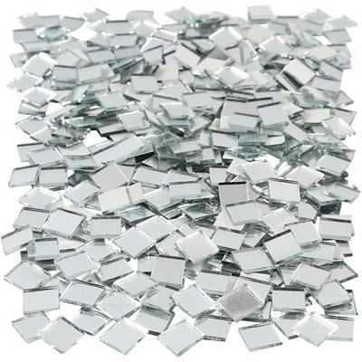 Creativ Company Spiegel mozaiek tegels, afm 10x10 mm, dikte 2 mm, 500 stuk/ 1 doos