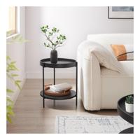 Artistiq Bijzettafel 'Sylver' 44cm, kleur Zwart - thumbnail