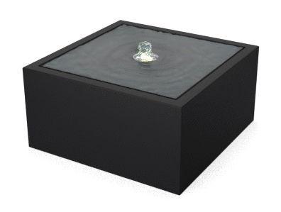 Taula Aluminiuim Watertafel 1200 x 1200 x 400 mm Geroba - Geroba