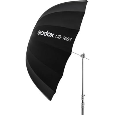 Godox UB-165S - Parabolic reflective studio umbrella silver 165cm Godox UB-165S - Parabolic reflective studio umbrella silver 165cm
