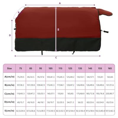 VidaXL Paardendeken donkergroen en zwart 145 cm polyester