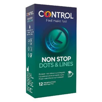 Condooms Non Stop Dots & Lines Control (12 uds) Condooms Non Stop Dots & Lines Control (12 uds)