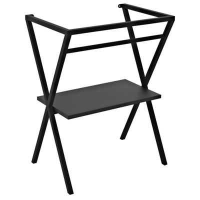 Onderkast Sapho Ferro Voor Waskom 56.5x72x39 cm Mat Zwart Sapho Onderkast Sapho Ferro Voor Waskom 56.5x72x39 cm Mat Zwart Sapho