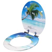 Toiletzitting Strand met soft close mechanisme - thumbnail