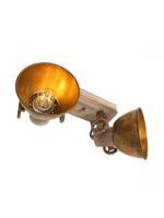 Mexlite Spot gearwood 7969br brons metaal - thumbnail