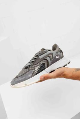 Lacoste L003 NEO Heren Donkergrijs/Gebroken Wit - Maat 45 - Kleur: DonkergrijsGebroken Wit | Soccerfanshop