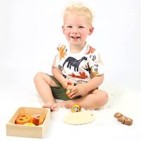 Bigjigs houten kistje met snijbrood, 17dlg. - thumbnail