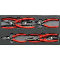 Knipex 00 20 01 V02 Precisie-borgveertang set Geschikt voor borgringen Binnen- en buitenringen 12-25 mm, 19-60 mm 10-25 mm, 19-60 mm Puntvorm 90° haaks, Recht - thumbnail