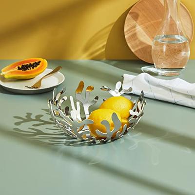 Alessi Mediterraneo Fruitschaal rvs 25 cm Alessi Mediterraneo Fruitschaal rvs 25 cm
