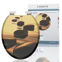 MDF WC-bril SEA STONE met soft-close lange levensduur: extreem onbreekbaar en krasbestendig comfort en functie: geruisloos sluiten dankzij de automatische valrem eenvoudig schoon te maken dankzi - thumbnail