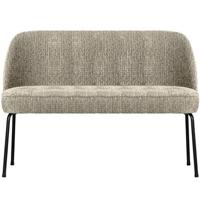 Woood Vogue eetkamerbank structure velvet wheatfield - thumbnail