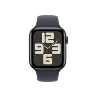 Apple Watch SE (2024) GPS + Cellular 44 mm Aluminium kast Sport Band Middernacht M/L - thumbnail