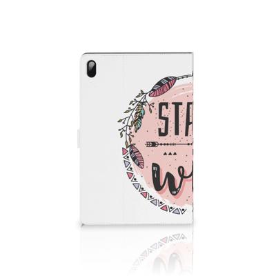 Samsung Galaxy Tab S7 FE | S7+ | S8+ Hippe Tablet Hoes Boho Stay Wild Samsung Galaxy Tab S7 FE | S7+ | S8+ Hippe Tablet Hoes Boho Stay Wild
