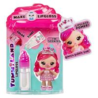 Yummiland - 1 pop van 10 cm en een glitterlipgloss om te maken - Bianca - Kauwgomsmaak - Vanaf 4 jaar - thumbnail