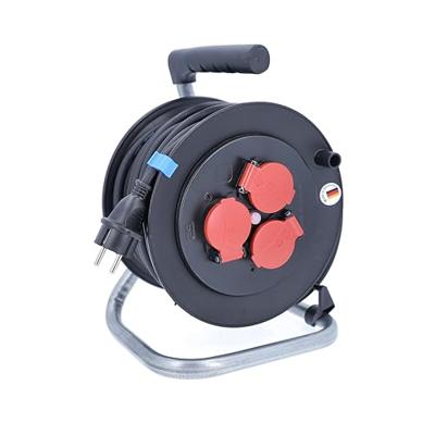 Schwabe kabelhaspel rubber met thermische beveiliging 50 meter 10135