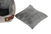 Hondenbed DKD Home Decor Bruin Beige Marineblauw 60 x 60 x 20 cm - thumbnail