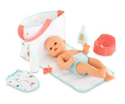 Corolle mon grand poupon - poppen luiertas met assessoires