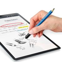 Staedtler Mars® Lumograph® digital jumbo Digitale pen Met drukgevoelige punt, Met precieze schrijfpunt, Gumknop Blauw - thumbnail