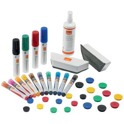 Whiteboard accessoire kit Nobo Move & Meet 37 stuks Whiteboard accessoire kit Nobo Move & Meet 37 stuks