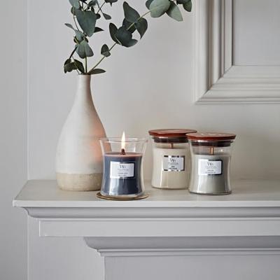 Woodwick Linen Mini Candle - thumbnail