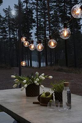 Konstsmide Party retro lichtsnoer 10 lampen warm wit - thumbnail