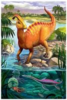 Mini Puzzel Amazing Dino, 54st. - thumbnail