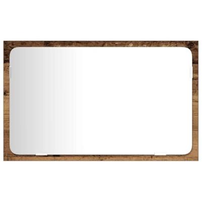 Badkamermeubelset Wandgemonteerd 3 pcs Oud Hout Bewerkt hout