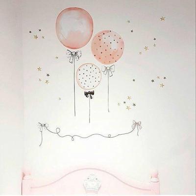 Kinderen kamer ballon Flamingo cartoon muur stickers kleuterschool vroege onderwijs Center decoratie schilderen (ballon)