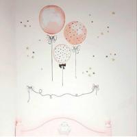 Kinderen kamer ballon Flamingo cartoon muur stickers kleuterschool vroege onderwijs Center decoratie schilderen (ballon) - thumbnail
