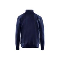 Blåkläder Sweatshirt met halve rits 33691158 | Marineblauw | Maat S - 7330509466308 - thumbnail